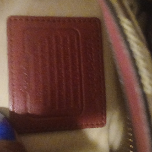 Coach Brooke Carryall Red and Tan Shoulder Bag - Picture 12 of 13